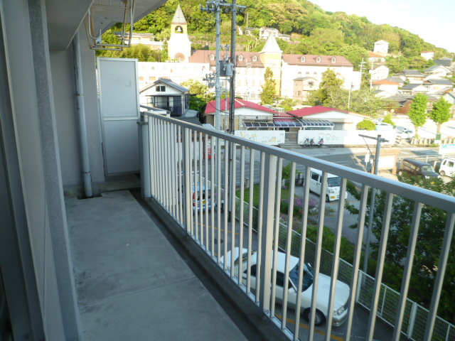 Balcony.  ※ The photograph is the third floor of the room.