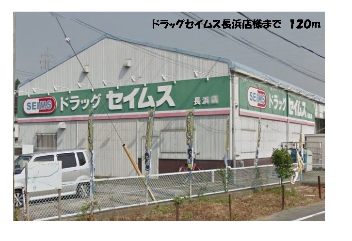 Dorakkusutoa. Drag Seimusu Nagahama shop 120m until (drugstore)