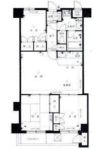 Floor plan. 3LDK, Price 13 million yen, Occupied area 80.19 sq m , Balcony area 8 sq m