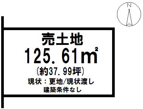Compartment figure. Land price 17,096,000 yen, Land area 125.61 sq m compartment view