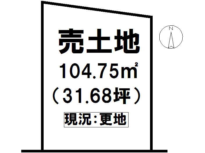 Compartment figure. Land price 14,256,000 yen, Land area 104.75 sq m