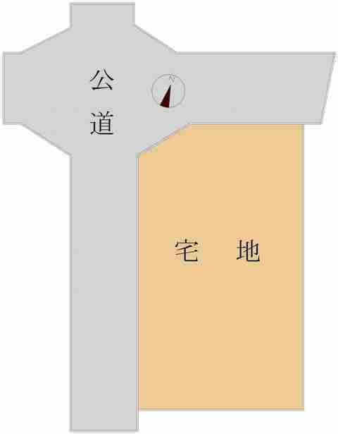 Compartment figure. Land price 3.3 million yen, Land area 178.95 sq m