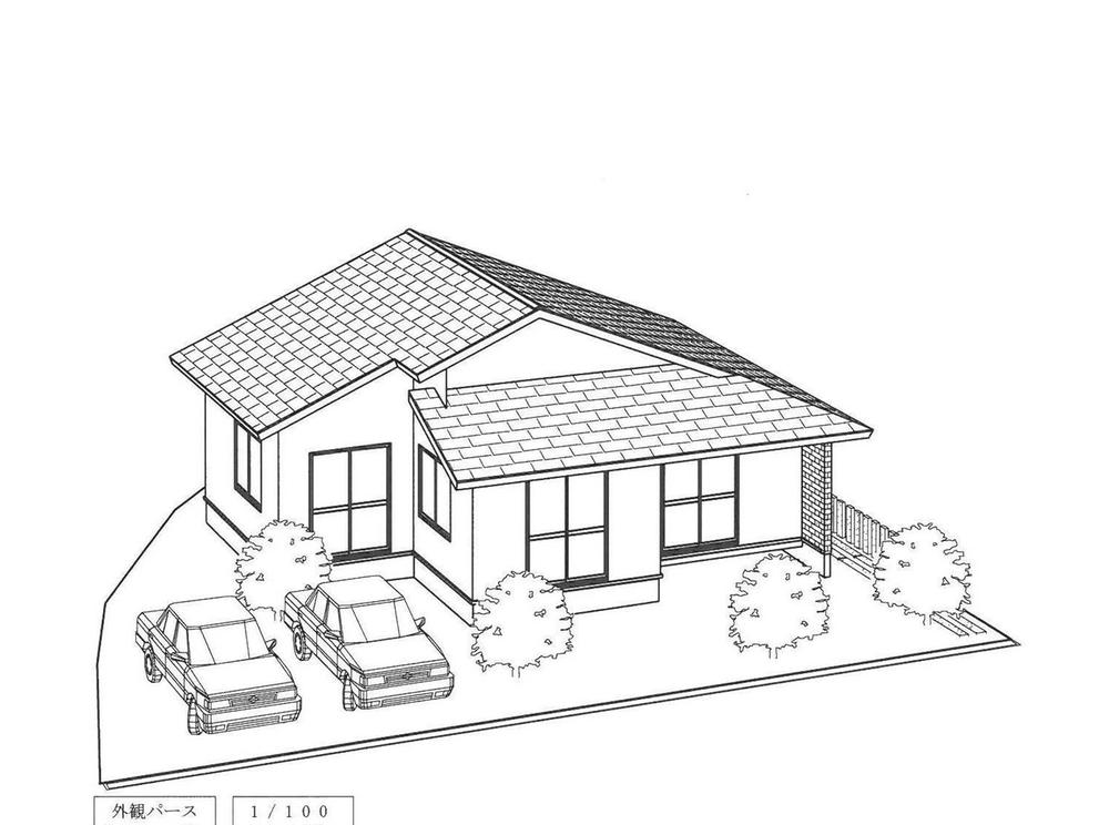 Building plan example (Perth ・ appearance). Building plan example (A16-4 No. land) Building