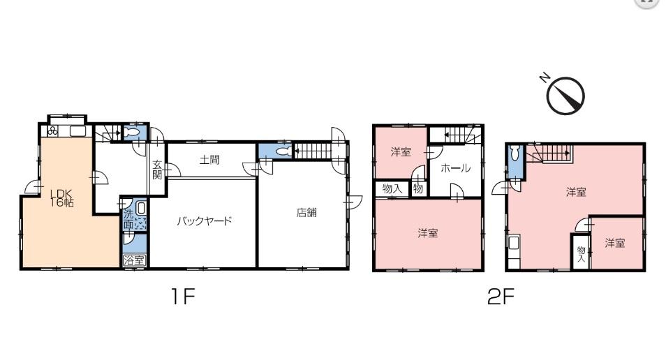 Floor plan. 11.8 million yen, 4LDK, Land area 163.25 sq m , Building area 189.54 sq m