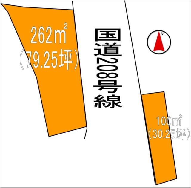 Compartment figure. Land price 7.17 million yen, Land area 362 sq m
