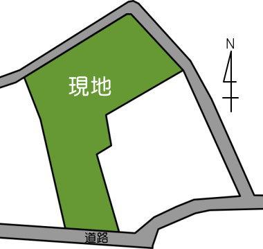 Compartment figure. Land price 19.3 million yen, Land area 2,284 sq m