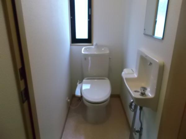 Toilet. Already replaced with a new bidet toilet