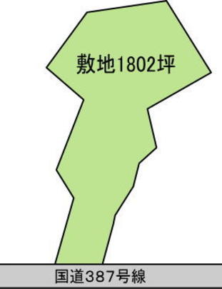 Compartment figure. Land price 93 million yen, Land area 5,959 sq m
