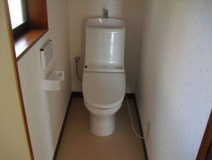 Toilet. Both had made a bidet and toilet