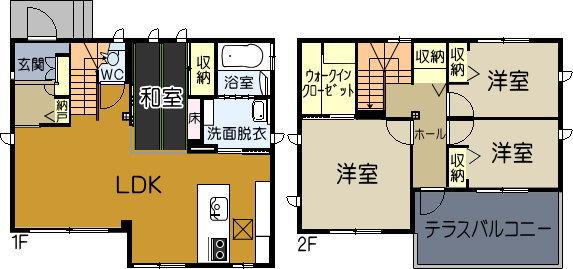 Floor plan. 29,900,000 yen, 3LDK, Land area 249.53 sq m , Building area 103.26 sq m