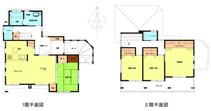 Floor plan. 26,388,000 yen, 4LDK, Land area 230.11 sq m , Building area 115.55 sq m property Floor Plan