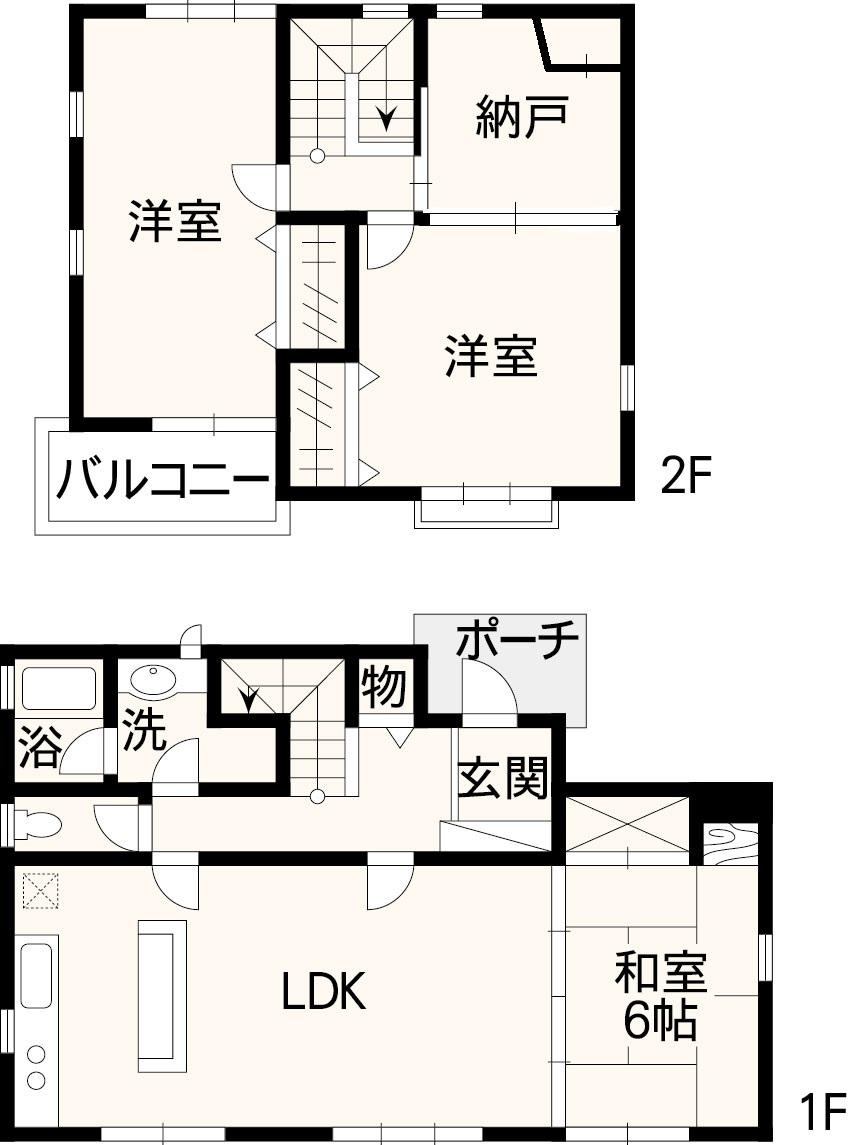 Floor plan. 21,800,000 yen, 4LDK, Land area 200.56 sq m , Building area 102.83 sq m