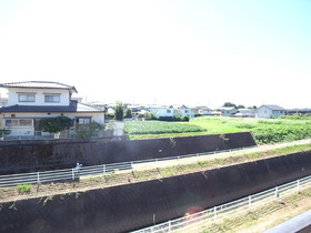 View. Without high on the south side building, Day ・ Ventilation is good I ^^