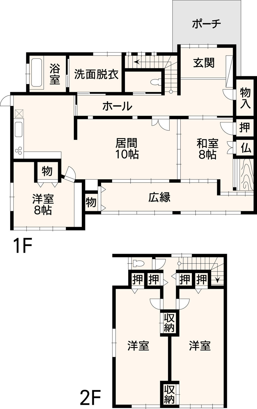 Floor plan. 46 million yen, 4LDK, Land area 611 sq m , Building area 165.81 sq m