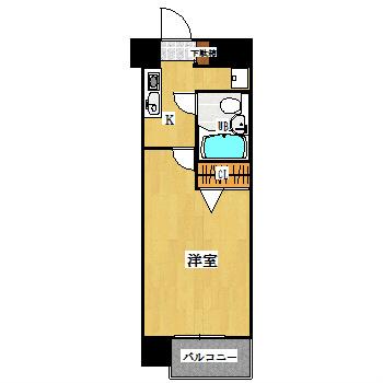 Floor plan. Price 1.9 million yen, Occupied area 21.56 sq m