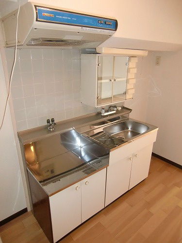 Kitchen. Gas stove is installed Allowed