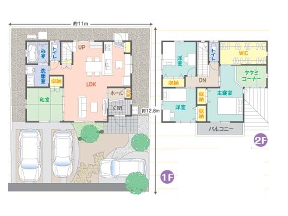 Floor plan. Price 32,900,000 yen, 4LDK, Land area 139.68 sq m , Building area 106.42 sq m