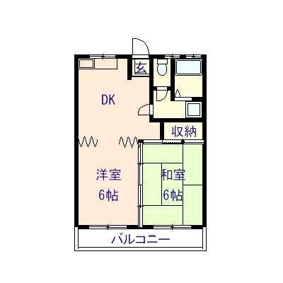 Floor plan. 43 million yen, 2DK, Land area 332.24 sq m , Also popular for those young as building area 360.72 sq m 1LDK! 