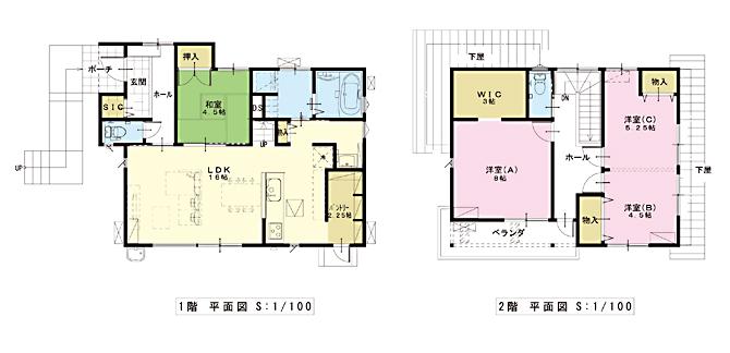 Floor plan. The three buildings model house of different types of is you can see is only now!