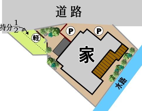 Compartment figure. Land price 21 million yen, Land area 282.8 sq m