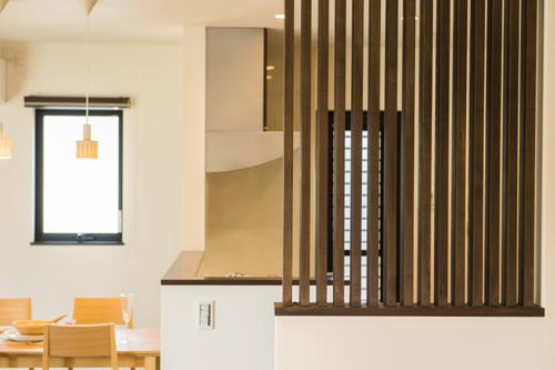 Other introspection. As the kitchen is not directly visible, The lattice eyes hidden.