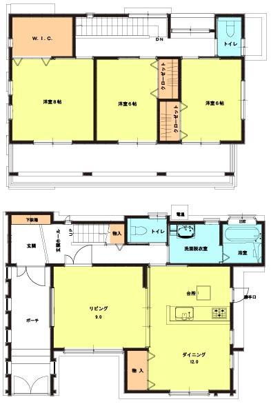 Floor plan. Shimizuhigashi IV No. 2 place Floor plan