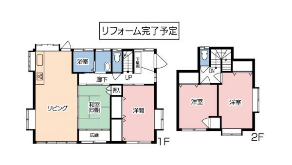 Floor plan. 20,900,000 yen, 4LDK, Land area 183.32 sq m , Building area 108.47 sq m