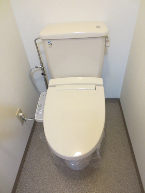 Toilet. With a new article Washlet