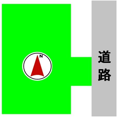 Compartment figure. Land price 13 million yen, Land area 512.67 sq m