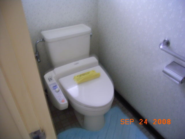 Toilet. There is a separate small toilet with toilet