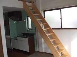 Other room space. Stairs to the loft