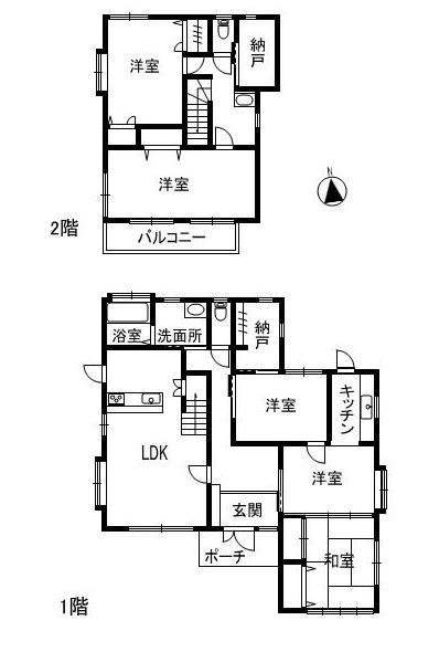 Floor plan. 17.4 million yen, 5LDKK + 2S (storeroom), Land area 279 sq m , Building area 152.97 sq m