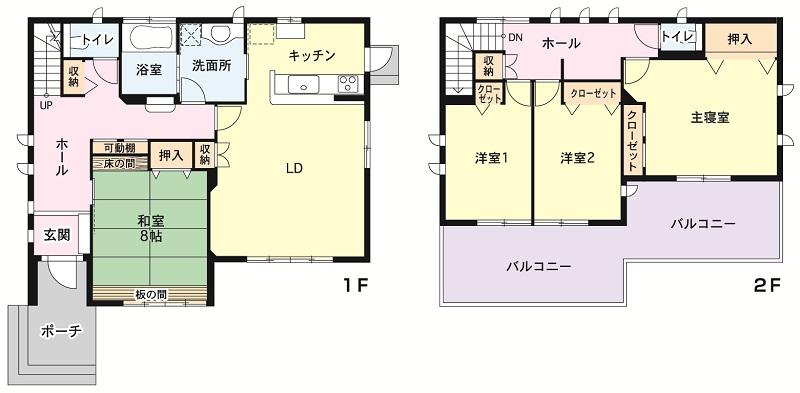 Floor plan. 26,800,000 yen, 4LDK, Land area 369.57 sq m , Building area 136.88 sq m
