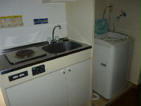 Kitchen. Electric stove equipped