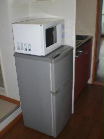 Kitchen. refrigerator ・ Microwave oven equipped