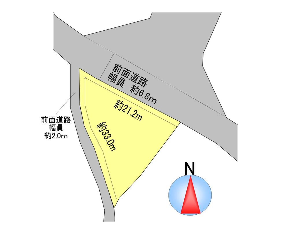 Compartment figure. Land price 9.9 million yen, Land area 346 sq m
