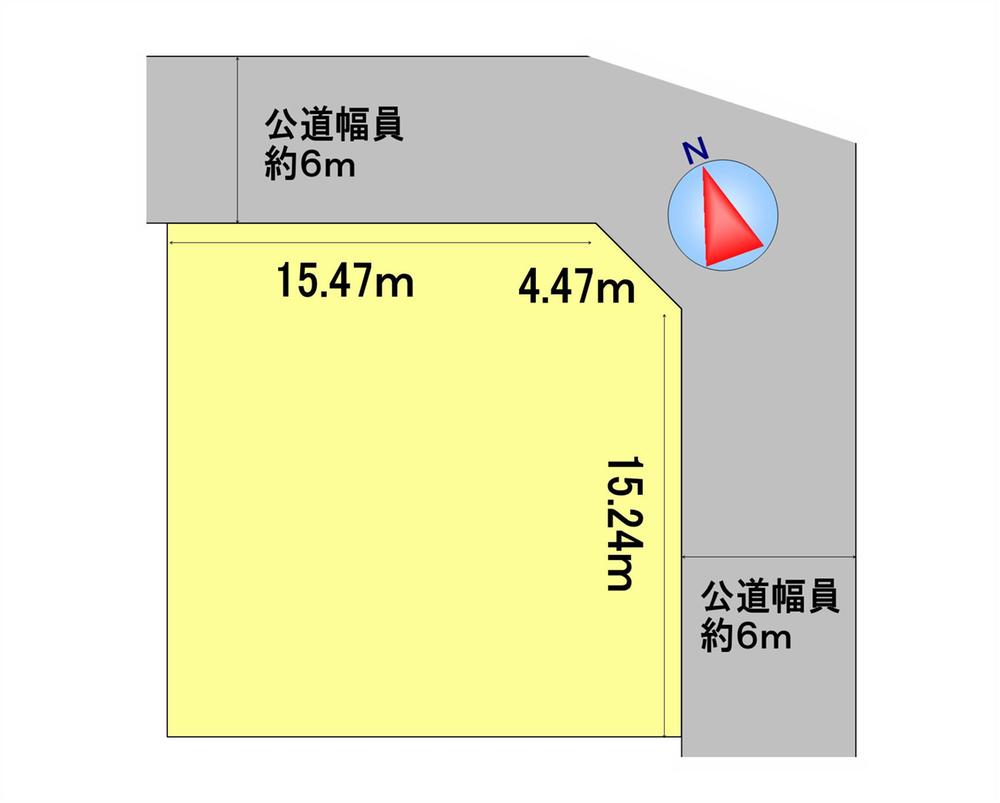 Compartment figure. Land price 20,300,000 yen, Land area 337.24 sq m