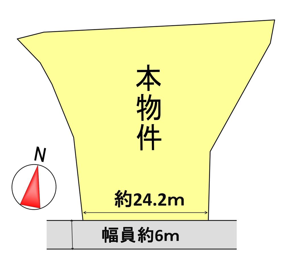 Compartment figure. Land price 28 million yen, Land area 1,297 sq m