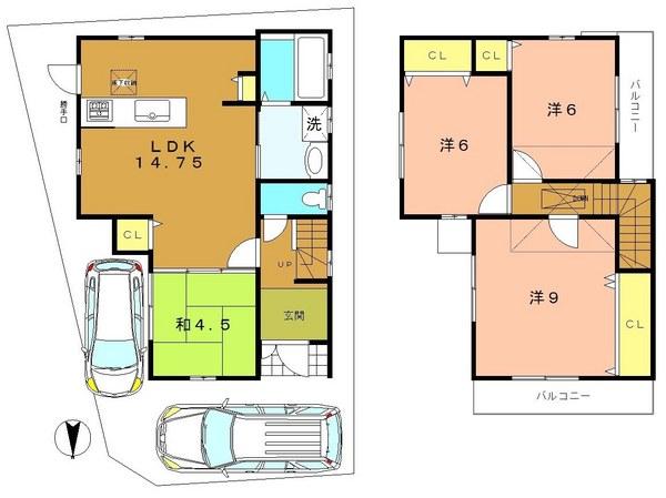 Other building plan example. Building plan example (A No. land) Building price 13,090,000 yen Building area 89.32 sq m