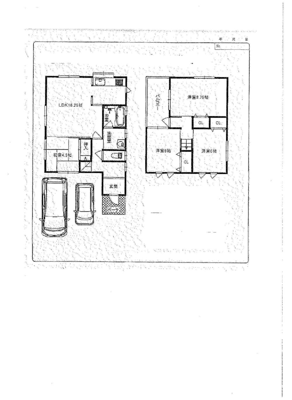 Floor plan. 25,300,000 yen, 4LDK, Land area 100.58 sq m , Building area 94.39 sq m