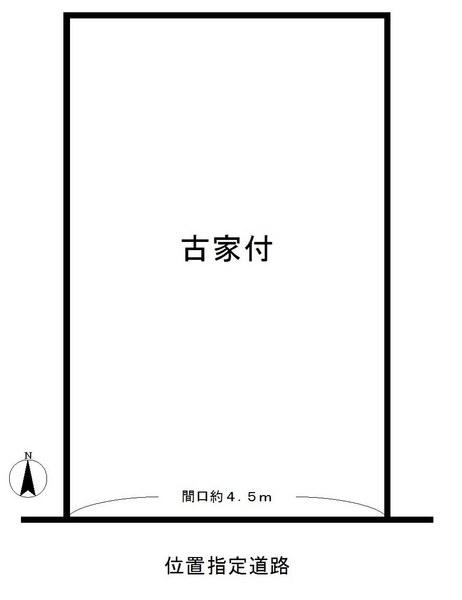 Compartment figure. Land price 4.8 million yen, Land area 46.16 sq m