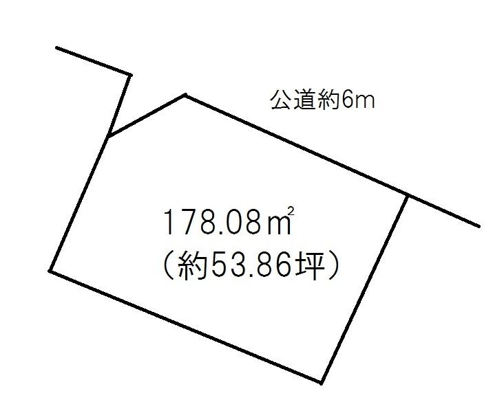 Compartment figure. Land price 19,800,000 yen, Land area 178.08 sq m