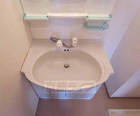 Washroom. It comes with shampoo dresser.