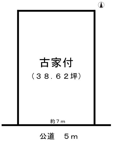 Compartment figure. Land price 19,800,000 yen, Land area 127.69 sq m