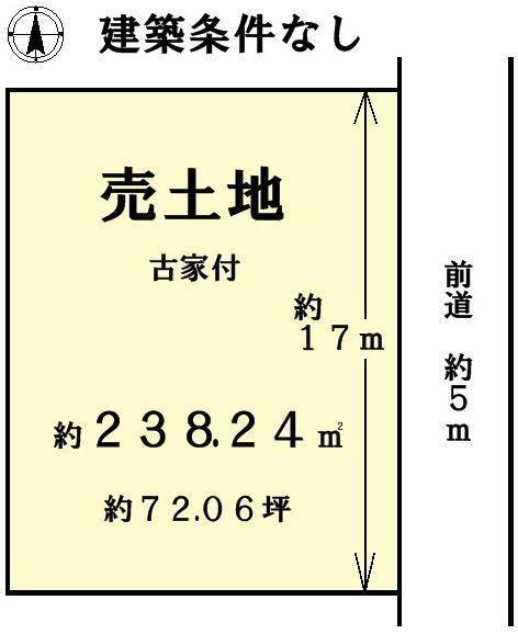 Compartment figure. Land price 32 million yen, Land area 238.24 sq m