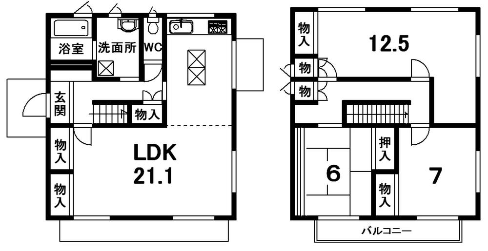 Floor plan. 18,800,000 yen, 3LDK, Land area 153.35 sq m , Building area 119.24 sq m