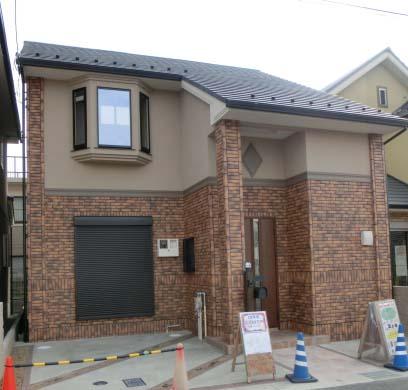 Local appearance photo. Brick stylish appearance. 