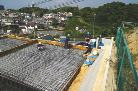 Construction ・ Construction method ・ specification. Solid foundation concrete construction method