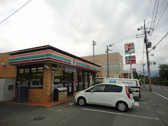 Convenience store. Seven-Eleven Kameoka alley five-leaf 乃松 Hotel (convenience store) to 448m