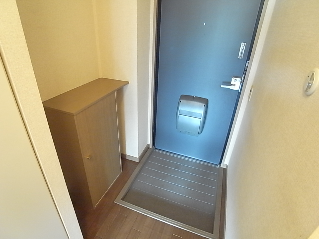 Entrance. It comes with a shoe box ☆
